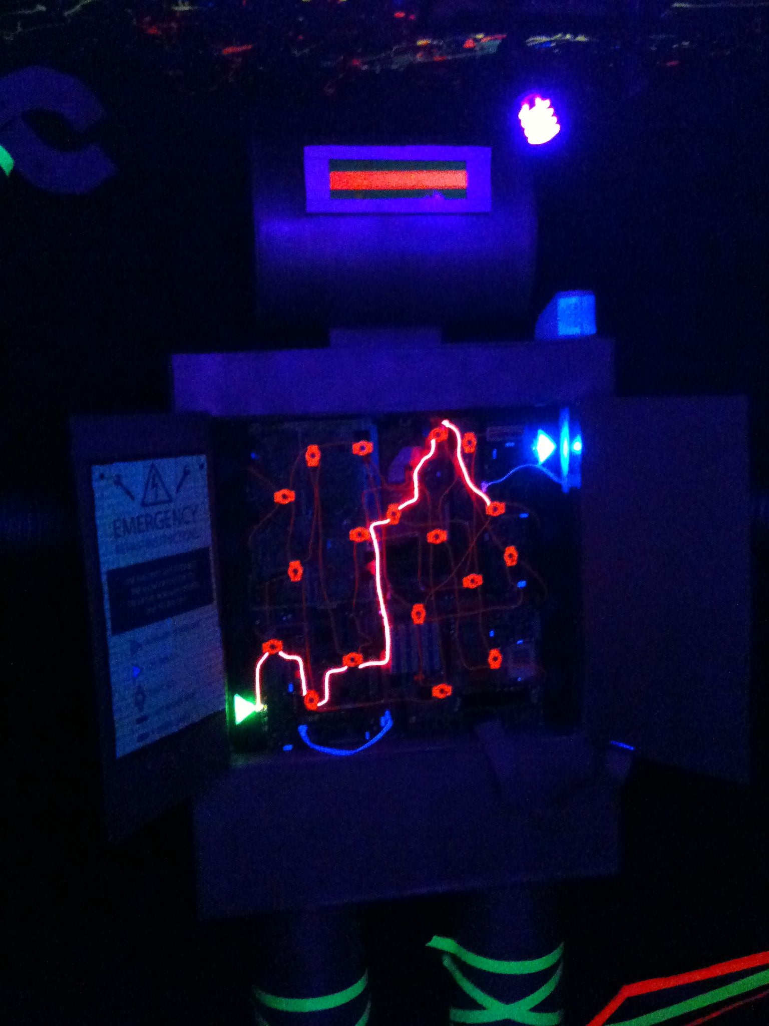 Interactive game setup with robotic gladiators